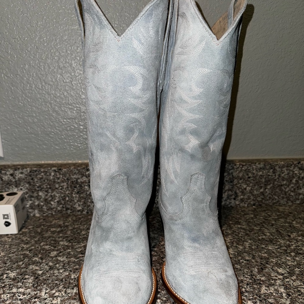 Idyllwind Womens’s Baby Blue Suede Boots